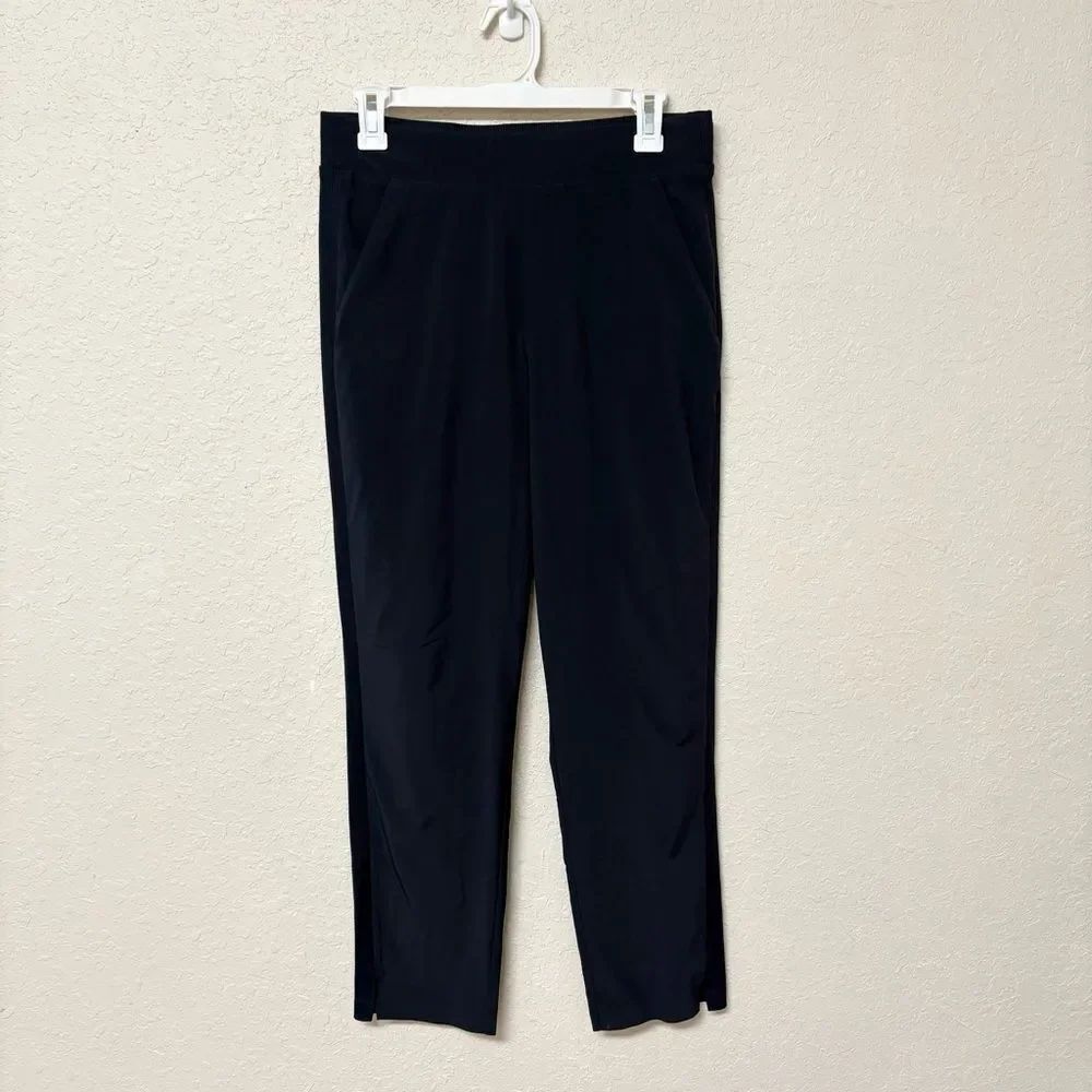 Athleta Brooklyn Mid Rise Ankle Pant Size 4 Pull On Blue Athleisure Travel